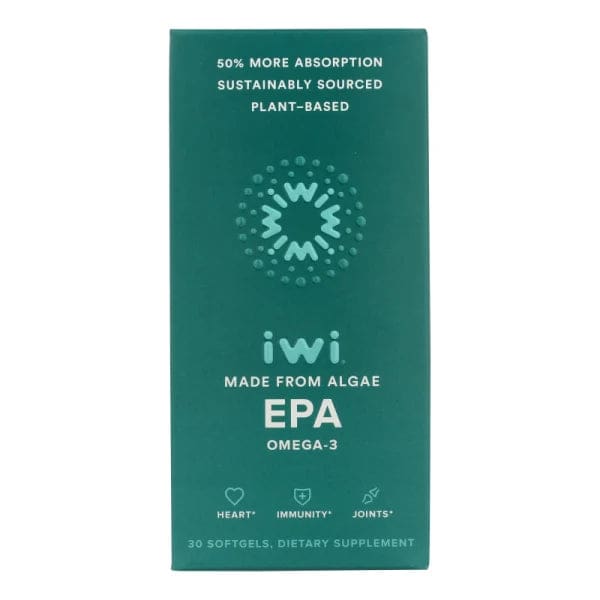 iwi EPA - Vegan Algae Omega 3 - 30 Day Supply